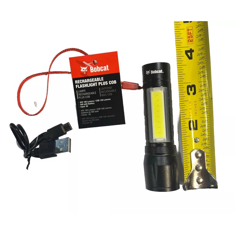 Bobcat 1 NEW-BOBCAT Rechargeable LED mini Dual flashlight W/ Strobe