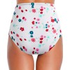 Dipinon Women's Floral High Waisted Bikini Bottom Full Coverage Bathing