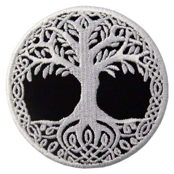 ZEGIN Yggdrasil the Tree of Life in Norse Patch Embroidered