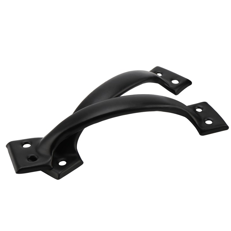 30 Pack Black Metal Gate Handles, 5.4 Inch Door Pull
