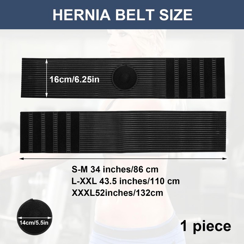 FDFuZhao Umbilical Hernia Belt for Men & Women, Abdominal Support
