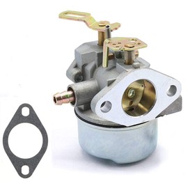 Carburetor Carb Assembly W/Gasket for Tecumseh 8HP 9HP 10HP Snowblower Re#640349 640052 640054 640058 640058A