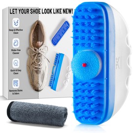 FULEEAN Water-free Shoe Cleaner Kit,100ML Shoe Clean Kit with Brushes & Towel,Instant White Shoe Sneaker Cleaner.