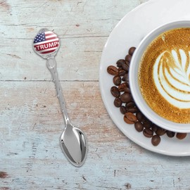 President Trump American Flag Novelty Collectible Demitasse Tea Coffee Spoon