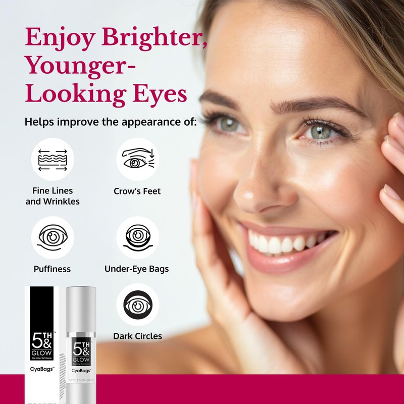 5th & Glow Cyabags - Instant Under Eye Bag Remover
