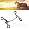 Hand Carved Antique Bronze Bit, Professional Stainless Steel Snaffle for