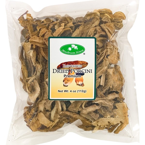 Mushroom House Dried Porcini "Premium" Mushrooms, 4 Oz