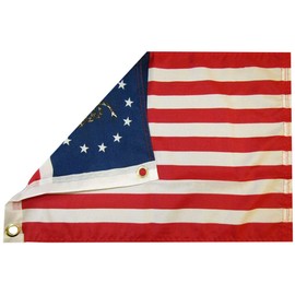 Trade Winds Betsy Ross Gadsden Premium 100D Woven Poly Nylon 12x18 12"x18" Flag Grommets Premium Fade Resistant
