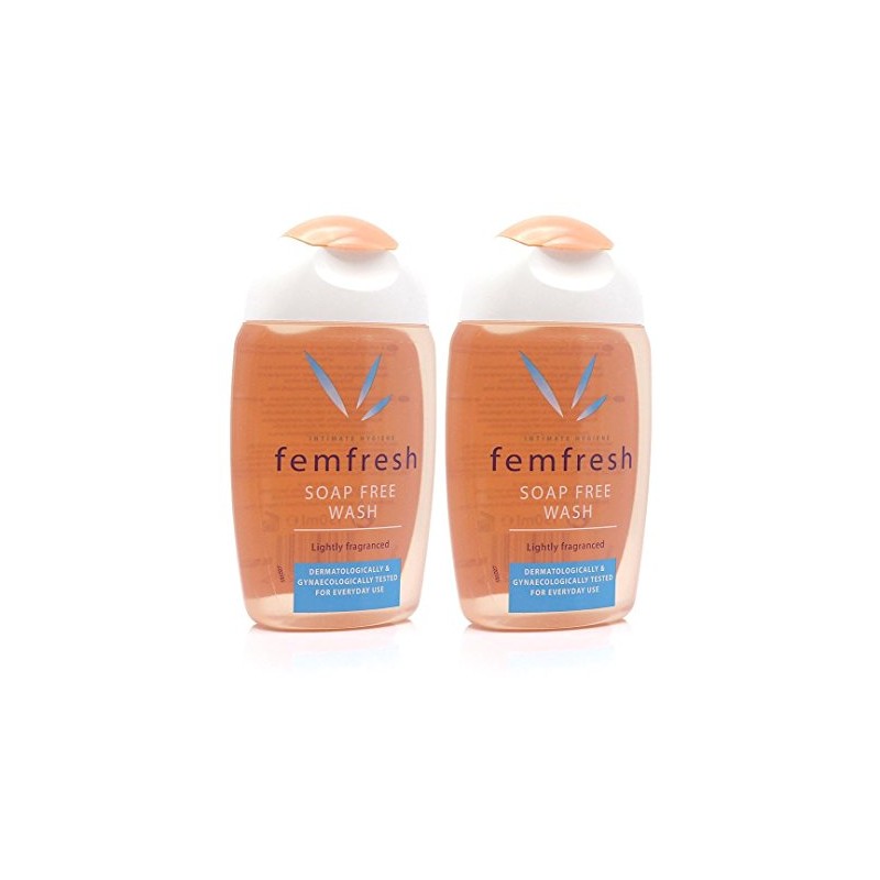 2X Femfresh Daily Intimate Hygiene Wash Soap Free 150ml Lightly