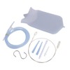 2L Silicone Home Enema Bag Kit with Flexible Hose for