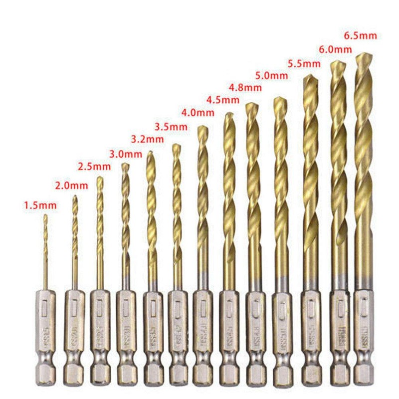 Drill Bit Set 1.5 - 6.5 mm Cordless Screwdriver HSS