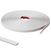 9.8 Ft Peel and Stick Wall Molding Trim, White(Paintable) Self