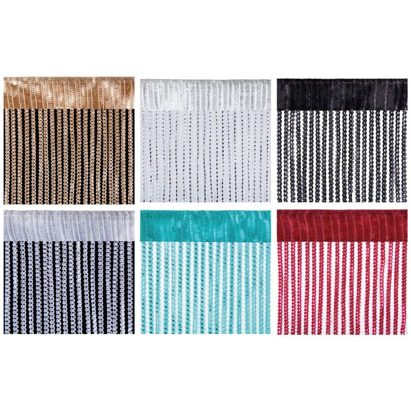 Arsvita String Curtain Metallic Look String Curtain Door Curtain with