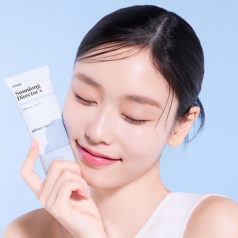 Etude [에뛰드]순정 디렉터 선크림 (톤업 수정/수분/무기자차) [Etude] Pure Director Sunscreen