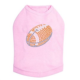 Football (Orange #2) - Dog Shirt, XL Pink