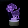 3W 4.5V USB 3D Night Light Touch Control LED Table
