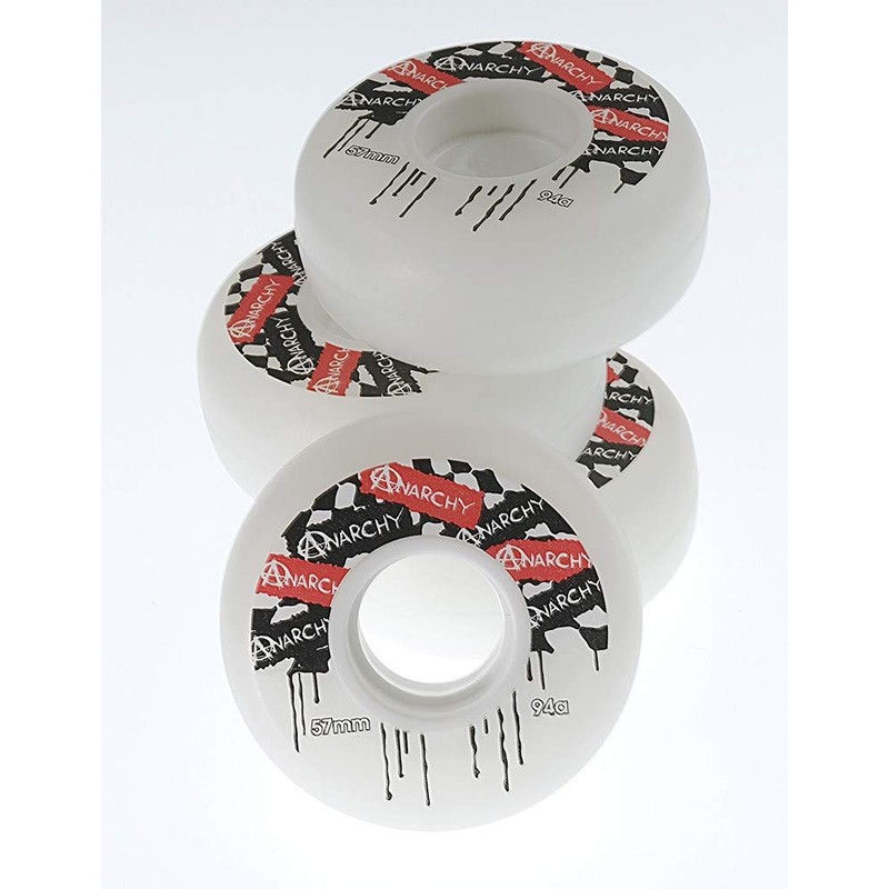 Anarchy ANC100 Wheels, Unisex Adult, White, 57