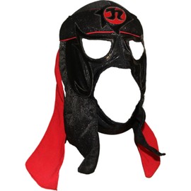 Choose Your Semi-Professional Lucha Libre Mask (Adult Size) Luchador Mexican Wrestling Mask Costume for Adults (Pentagon Jr. Black Silver)