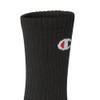 Champion Core 6PP Crew Calzini Sportivi, Unisex - Adulto, Nero,