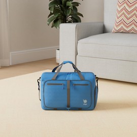 bago Duffel Bags for Traveling - 60L Spacious Duffel Bag with Shoe Compartment - Explore The World in Style & Convenience - Durable, Lightweight & Foldable Travel Duffle Bag (Blue)