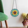Sun Catchers, Sunflower Stained Glass Window Hangings, Sun Catchers for