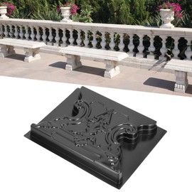Stone Bench Concrete Pedestal Mold, Garden Stool Stone Sculpture Base Forming Mold, Patio Cement Path Paving Mould Accessory