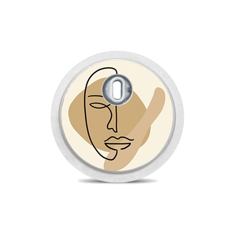 FreeStyle Libre 3 Sensor Stickers, Set of 10 "Abstract" Stickers