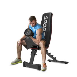 Adjustable Weight Bench for Home Gym, 5-Levels Versatile Foldable Bench for Full Body Workout Strength Training, 660LBS Incline Decline Bench with Quick Folding& Fast Adjustment