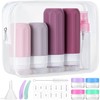 MODENGKONGJIAN 16 Pack Travel Bottles for Toiletries,TSA Approved Silicone Squeezable