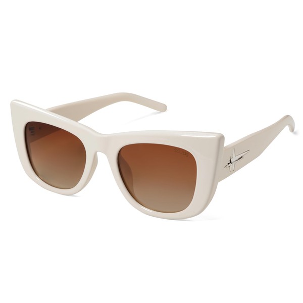 SOJOS Cat Eye Sunglasses for Women Polarized Trendy Style SJ2309