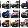 VMS RACING Chrome with Purple Tip Bullet Antenna for Jeep