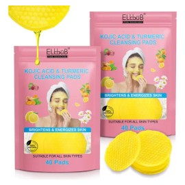 Almohadillas Faciales Elbbub Ácido Kójico Exfoliantes 80p Todo Tipo de Piel