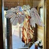 Angel Ornament Window Panel Hanging Angel Suncatcher Home Decoration