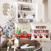 JOTOM Christmas Tree Cushion Covers 45x45cm Christmas Decorative Pillow Covers