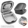 2 Pcs Hearing Aid Case, Waterproof Portable Storage Box, Hard