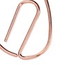 100Pcs Heart Shaped Paper Clips Iron Decorative Paperclips Set with