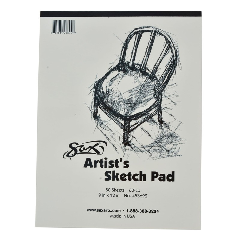 Sax Artists Sketch Pad - 9 x 12 inches -