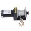 Electric Winch, 24V 2000LBS Load Capacity Electric Steel Cable ATV