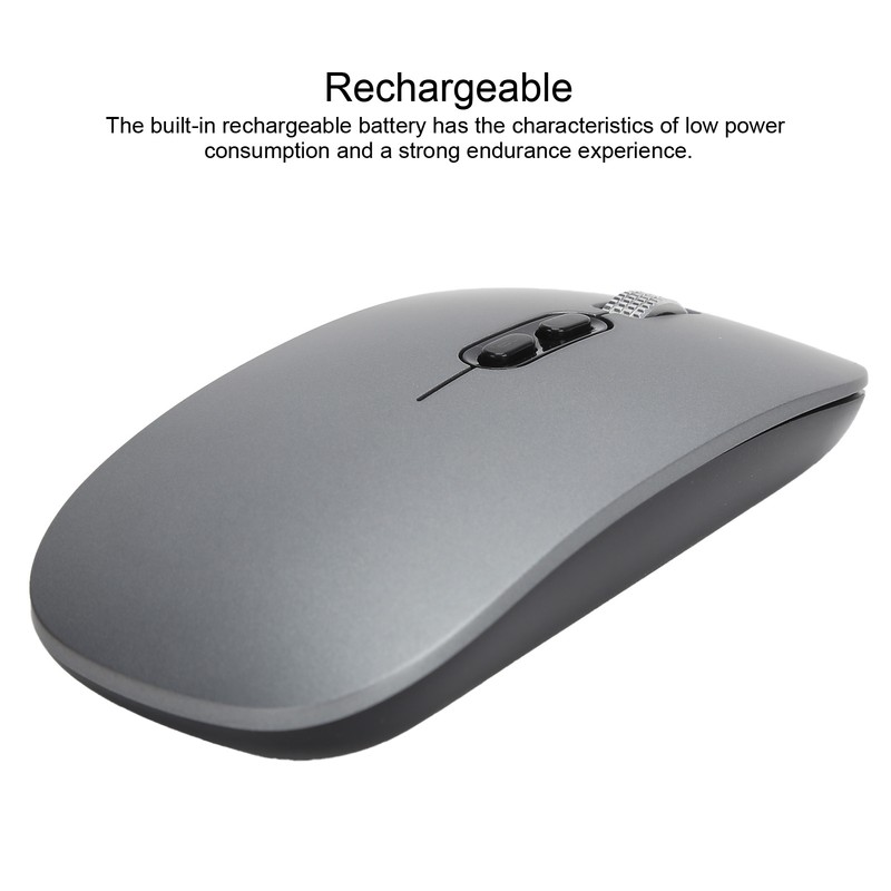 Mouse Bluetooth/2.4Ghz Wireless Optical Silent for Computers 1600DPI Low Power