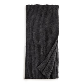 Barefoot Dreams® CozyChic® Ribbed Throw, Carbon, 54"x72"