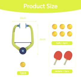 LUHOCIY Pack of 9 Door Frame Ping Pong Door Pong Door Ping Pong to Improve Hand Eye Coordination and Concentration, Suitable for Training at Different Ages