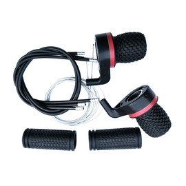 KACEPAR 3x7 Speed Bicycle Gear Shifter, 1 Pair Bicycle Twist Gear Shifter Grips, Bike Shift Levers Shift Replacement Grip