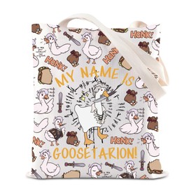 TGBJE BG3 Gift Astarion Game Tote Bag Gamer Fans Gift Honk Goose Animal Shoulder Bag Cosplay Game Gift (C-goosetarion tote)