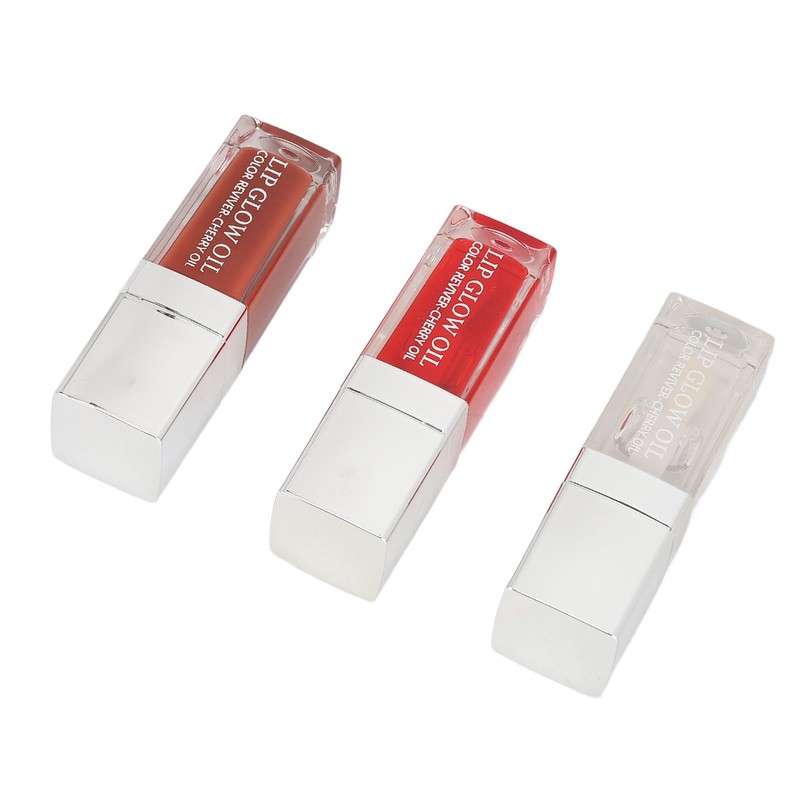 3pcs Plumping Lip Oil Set Long Lasting Hydrating Nourishing Glossy