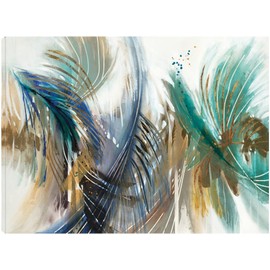 Fine Art Canvas Solstice Canvas Wall Decor by Artist K. Nari for Living Room, Bedroom, Bathroom, Kitchen, Office, Bar, Dining & Guest Room - Ready to Hang - 32 in x 24 in