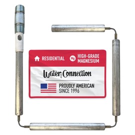 Water Connection | Bradford White Water Heater Anode Rod | Flexible Magnesium Anode Rod | Anode Rod Nipple | Extends the Life of your Water Heater & Stops Corrosion | Outlet ¾ NPT X 3 Nipple X 50-in