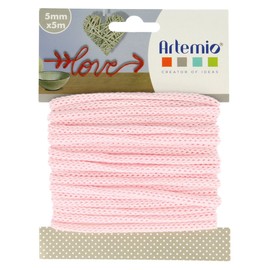 Artemio Knitting Yarn 5mm x 5m Pink - 5m x 15mm