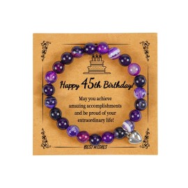 45th Birthday Gift for Women, Bracelets for Women,Natural Stone Bracelets for Wi
