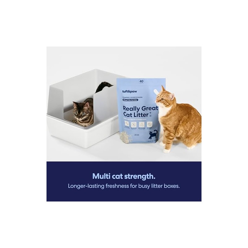 Tuft & Paw Really Great Cat Litter OdorStop, Low Tracking
