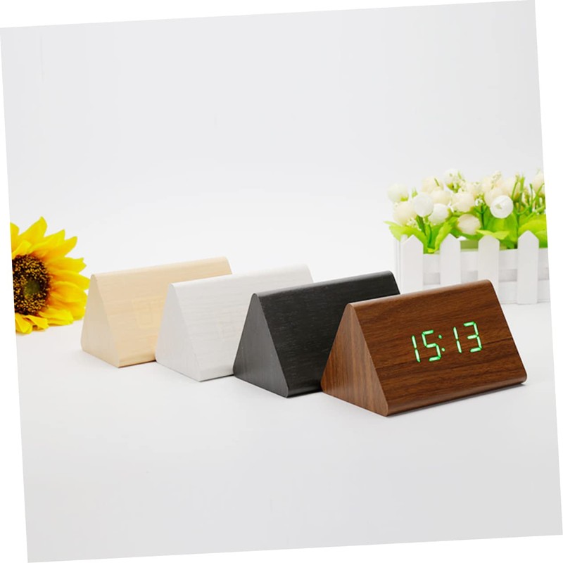 Artibetter Men's Watches Smart Watch Table Clock Modern Clock Wooden